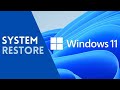 Windows 11 System restore still exists and how to use it