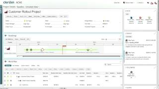 Clarizen Baseline Plan vs Actual Project Tutorial
