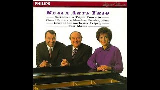 Beethoven: Triple Concerto - Beaux Arts Trio, Masur / 베토벤: 3중 협주곡 - 보자르 트리오, 마주어