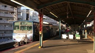 まもなく引退　大阪環状線の201系　福島駅にて　JR Osaka Loop Line Fukushima Station　(2019.5)