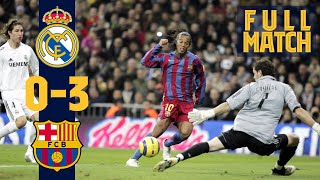 FULL MATCH: Real Madrid 0 - 3 Barça (2005) RELIVE RONALDINHO’S GREATEST GAME AT FC BARCELONA!
