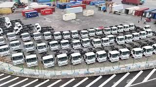 Qingling Isuzu KV100 exports 1,000 units to North Africa (second batch)