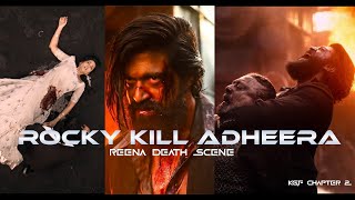 Rocky Vs Adheera Full Fight Scene | KGF Chapter 2 Sad Scene | Rocky Killed Adheera