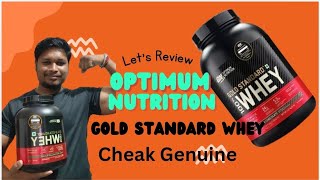 Optimum Nutrition|On Whey|Protein|Genuine| @optimumnutrtion Golden standard Whey