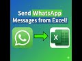 Send WhatsApp Messages Directly from Excel in Seconds! | No Coding Needed 🚀