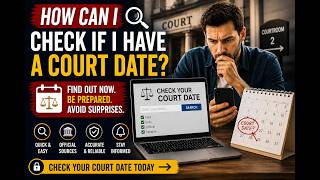 How can i check if i have a court date
