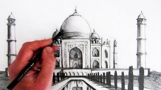 How to Draw the Taj Mahal: Speed Drawing