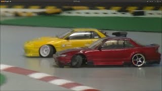 PLUSDサーキット 　２ＷＤ　ドリフト　追走 火Ｄ　Ｓ13　ワンビア Ｓさん撮影 ＲＷＤ　DRIFＴ　ＲＣ