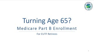2026 Medicare Part B Enrollment Video Presentation 12122025