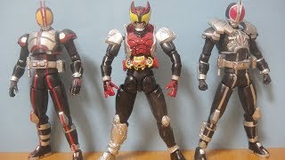 ガシャポン フルアクションフィギュアSAGA（サーガ） 仮面ライダー02 全3種 キバ/ファイズ/アクセルフォーム レビュー Kamen rider