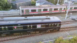 東急東横線5050系4000番台4009編成各停湘南台行きと相鉄9000系9705編成回送