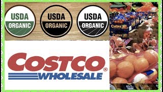 Costco USDA organic certified products