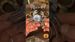 Forging Cancer the Crab 🔥⚒️🔥 #blacksmith #forging #art #zodiac ##welding