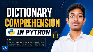 Python Dictionary Comprehension Explained 🔥 Learn in 5 Minutes | Python Tutorial