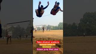 Scissor jump clear 5feet in tejas physical academy Ara Bhojpur bihar #viral #viralvideo