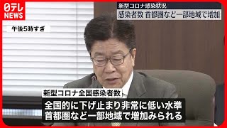 【新型コロナ専門家会議】感染者数「非常に低い水準だが一部で増加に転じた地域も」