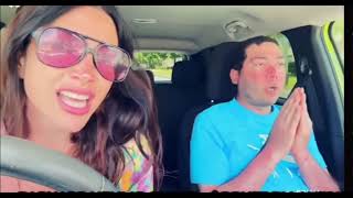 Elisa jordana attacks passenger zscorro in vehicle whilst driving ! Zscorro tries to stop the attack