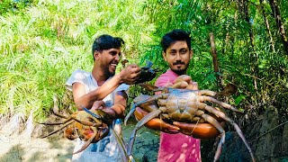 তিন মূর্তি মিলে বড়ো বড়ো কাকড়া ধরলাম😃 ​⁠​⁠@ANDAMAN_HUNTERS