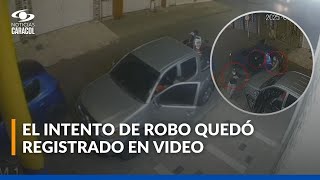 Intento de robo a camioneta desató balacera en Bogotá