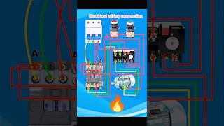 MCCB and on off switch|| Wiring Connection#electric#shorts🔥