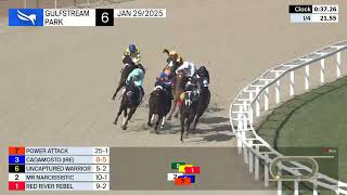 Gulfstream Park Carrera 6 - 29 de Enero 2025