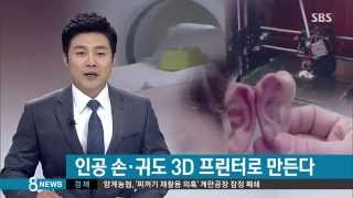 [글로벌] 4만 원이면 손도 만든다…만물상자 3D 프린터 (SBS8뉴스|2015.02.14)