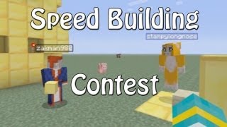 Minecraft Xbox - Speed Building Contest - W/ Stampylongnose - Part 1