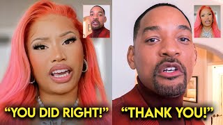 Nicki Minaj and Other Celebrities DEFENDING Will Smith For Slapping Chris Rock During The Oscars