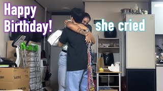 Surprising her for her 30th Birthday! | AMBW 국제커플