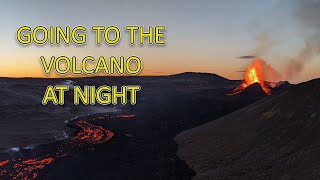 I Traveled to the Iceland Volcano at Night - My Favorite Visit Yet!