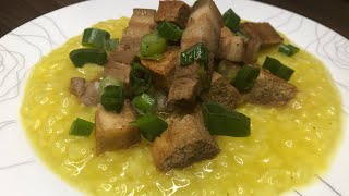 Filipino Style - Congee ( Lugaw ) || Rice Porridge || How to make Lugaw with Tokwat Baboy