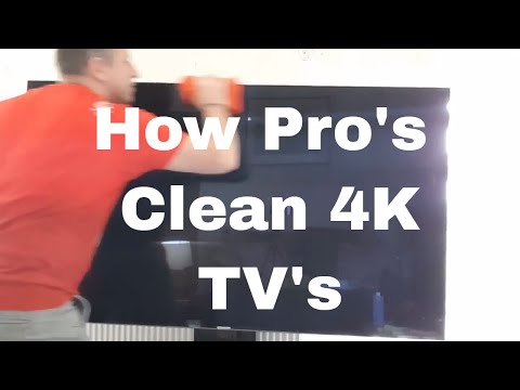 How Pro's Clean 4K TV Screens How Pro's Clean 4K TV Screens