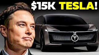 Elon Musk FINALLY REVEALS Release Date Of Tesla’s Cheapest Car At $15k!