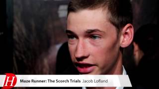 Jacob Lofland at The MAZE RUNNER: THE SCORCH TRIALS Premiere