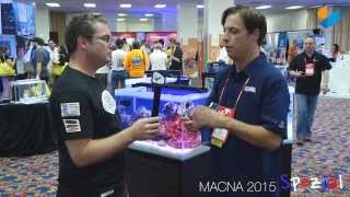 English Fluval News about EDGE Marine \u0026 Highlighting Spot LED Prism | MACNA 2015 | Meerwasser Live T