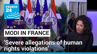 Modi's Bastille Day state visit overshadowed by 'severe allegations of human rights violations'