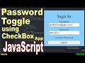 Password Toggle In JavaScript | JavaScript Project For Students | #SmartCode