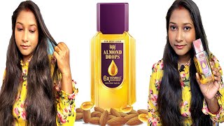 Bajaj Almond Drops Non Sticky Hair Oil Review | Hair Oil For Long And Strong Hair