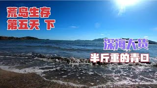 【荒島求生5（下）】沒有任何問題是一頓青口解決不了的！如果有 那就吃到吐........#vlog#戶外#探險#野外求生#野外生存#荒野探險#荒島求生