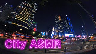 10 Hours City Traffic Sounds for Sleep and Study| Relaxing City at Night | ASMR Ambience White Noise