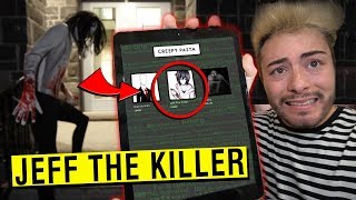 WE BOUGHT JEFF THE KILLER OFF THE DARK WEB!! (VERY SCARY)