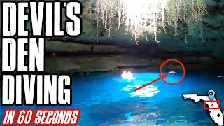 Devils Den Scuba Diving Quick Facts - Down to 60