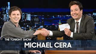 Michael Cera Makes a $1,433 Donation to The Tonight Show (Extended) | The Tonight Show