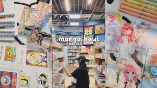 MANGA HAUL || đi nhà sách, mua truyện mới, unboxing..