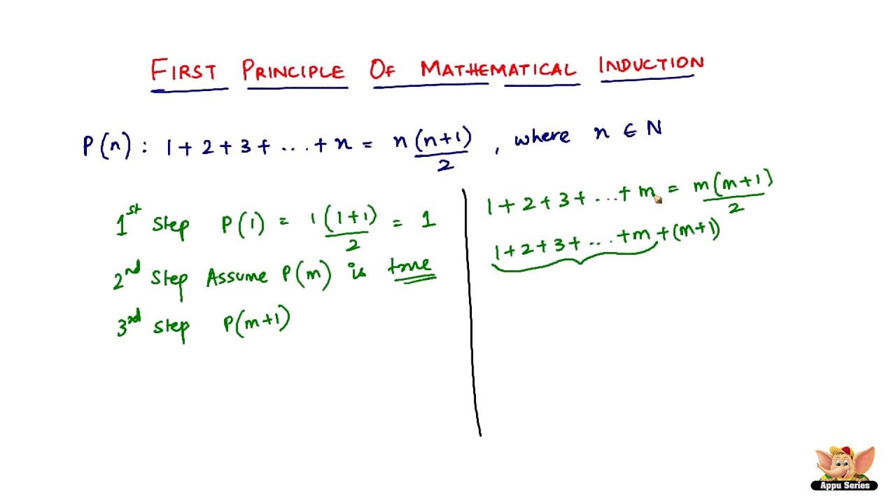 First Principle Of Mathematical Induction - YouTube