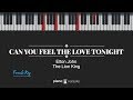 Can You Feel the Love Tonight? (FEMALE KEY) The Lion King (Karaoke Piano Cover)