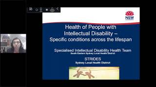 Health of people with intellectual disability: Specific conditions across the lifespan- 27 Oct 2020
