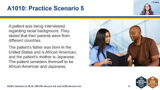 Social Determinants of Health and Sections A, B, and D Workshop