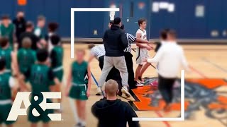 Angry Father Attacks Referee at Middle School Basketball Game | A\u0026E