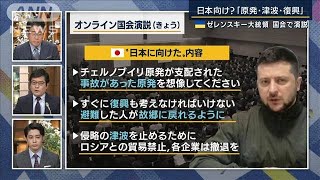 「ロシアと貿易禁止を」ゼレンスキー大統領が国会演説　対ロ貿易の焦点“エネルギー”(2022年3月23日)